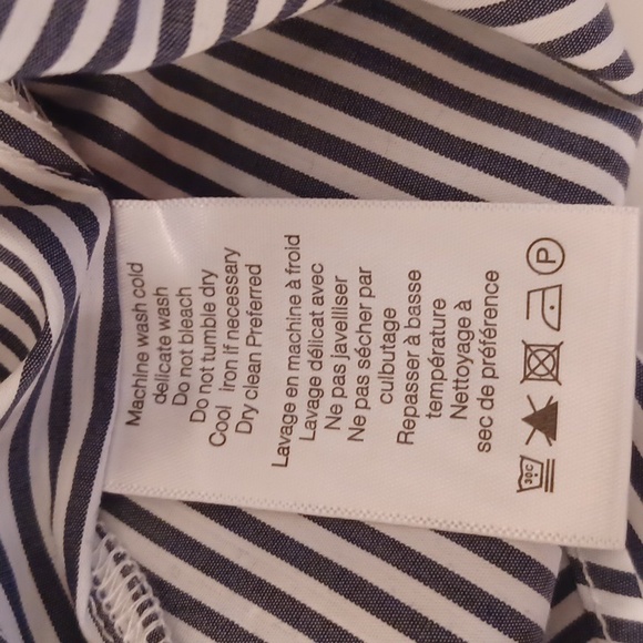 Veronica Beard Rosamund Striped Shirt Size 8 NWT - Picture 10 of 11